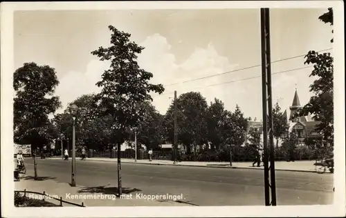 Ak Haarlem Nordholland, Kennermerbrug, Kloppersingel