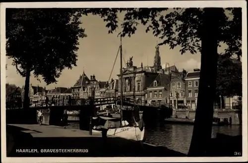 Ak Haarlem Nordholland, Gravesteenerbrug