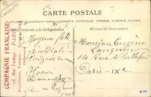 Ak Beuzeval Houlgate Calvados, Pont sur le Drochon