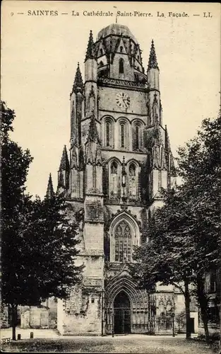 Ak Saintes Charente-Maritime, La Cathedrale Saint Pierre