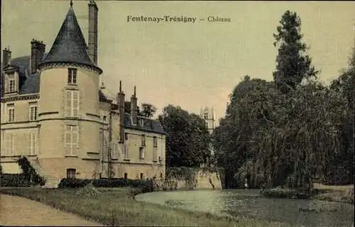 Ak Fontenay Trésigny Seine et Marne, Le Chateau