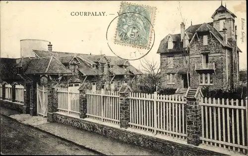 Ak Courpalay Seine et Marne, Villa Bellevue