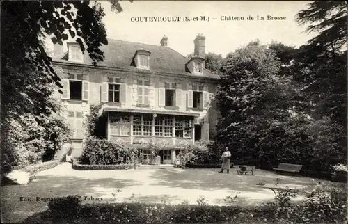 Ak Coutevroult Seine et Marne, Chateau de La Brosse