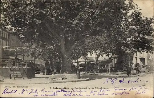 Ak Labruguière Tarn, Boulevard de la Republique