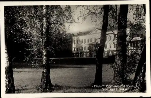 Ak Markt Aschach an der Donau Oberösterreich, Schloss Harrach