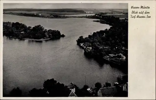 Ak Waren an der Müritz, Blick auf den Tief-Waren-See