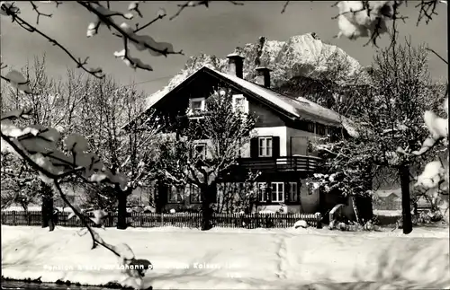 Ak Sankt Johann in Tirol, Pension Riess