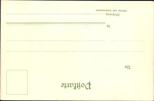 Künstler Ak Die Trompete fällt ihr jählings.., Trompeter von Säckingen