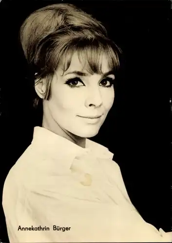 Ak Schauspielerin Annekathrin Bürger, Portrait, Fünf Tage, Fünf Nächte