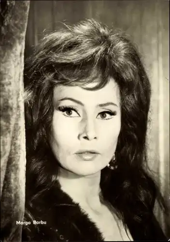 Ak Schauspielerin Marga Barbu, Portrait