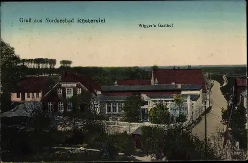Ak Nordseebad Rüstersiel Wilhelmshaven, Wigger's Gasthof