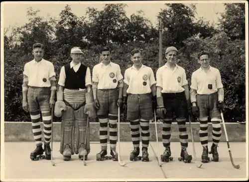 Foto Dortmund im Ruhrgebiet, Rollhockey, Mannschaftsfoto