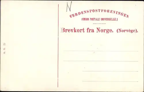 Ak Norwegen, Finnische Familie, Zelt