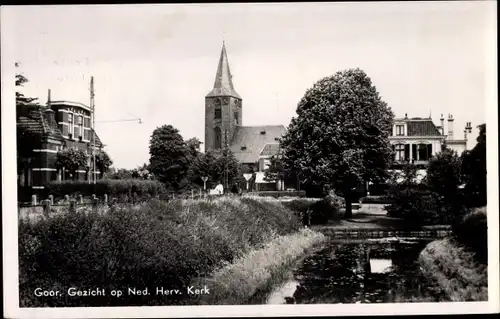 Ak Goor Overijssel, Gezicht op Ned. Herv. Kerk