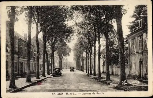 Ak Seiches Maine et Loire, Avenue de Suette