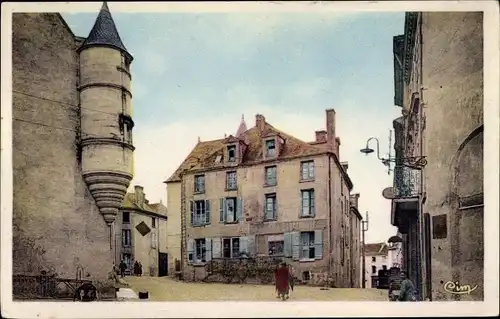 Ak Doué la Fontaine Maine et Loire, Place Saint Pierre