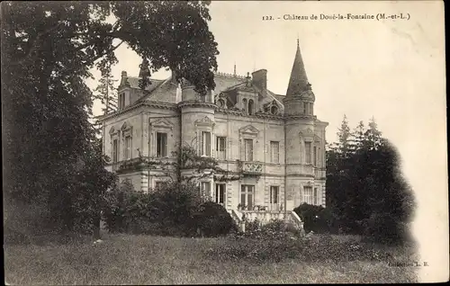 Ak Doué la Fontaine Maine et Loire, Le Chateau