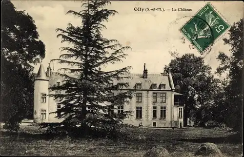 Ak Cély Seine et Marne, Le Chateau