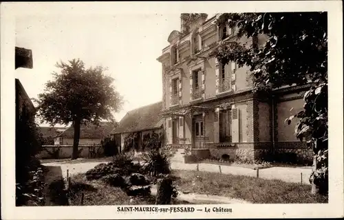 Ak Saint Maurice sur Fessard Loiret, Château