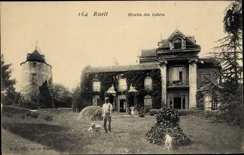 Ak Rueil Hauts-de-Seine, Moulin des Gibets