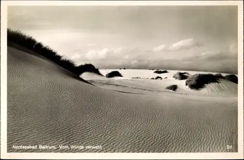 Ak Baltrum, Strand vom Winde verweht