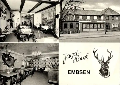 Ak Embsen Niedersachsen, Jagdhotel, Inneres, Lindenstraße 30