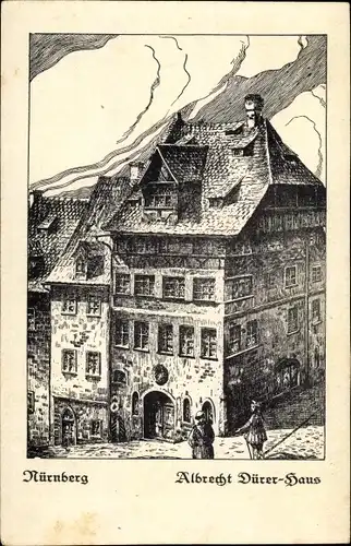Künstler Ak Schmigalle, Viktor, Nürnberg in Mittelfranken, Albrecht Dürer Haus