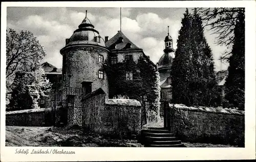 Ak Laubach in Hessen, Schloss