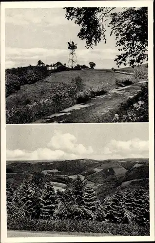 Ak Wiblingwerde im Sauerland, Fernmeldeturm, Panorama