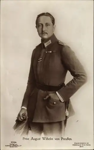 Ak Prinz August Wilhelm von Preußen, Portrait