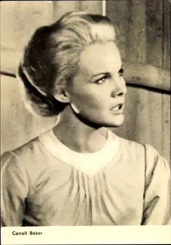 Ak Schauspielerin Carroll Baker, Portrait, Cheyenne