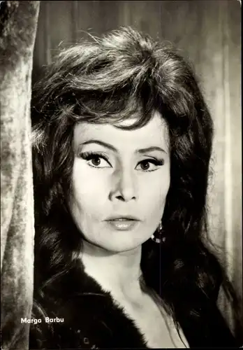 Ak Schauspielerin Marga Barbu, Portrait