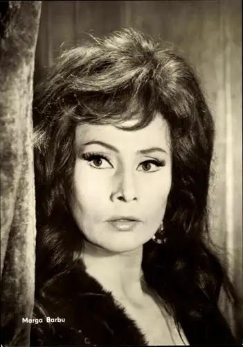 Ak Schauspielerin Marga Barbu, Portrait