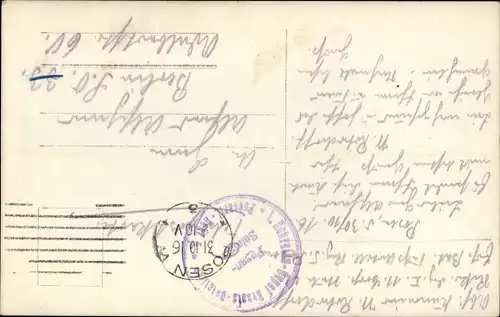 Foto Ak Deutscher Soldat in Uniform, I WK