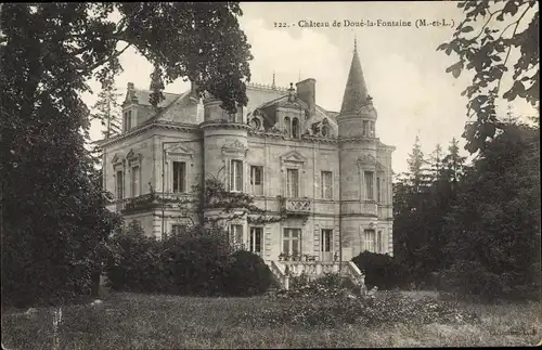 Ak Doué la Fontaine Maine et Loire, Le Chateau