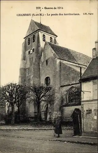 Ak Chambry Seine et Marne, Le poste des territoriaux