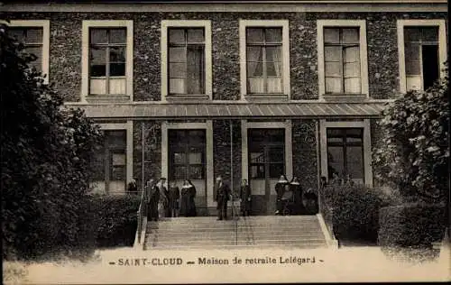 Ak Saint Cloud Hauts de Seine, Maison de retraite Lelegard