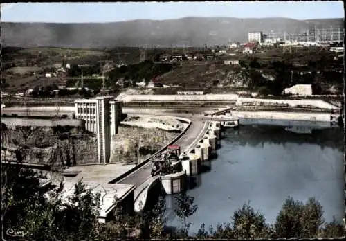 Ak Génissiat Ain, Barrage, Vue d'ensemble, Batiment administratif