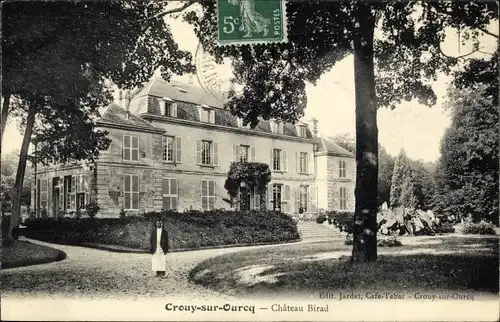 Ak Crouy sur Ourcq Seine et Marne, Chateau Birad