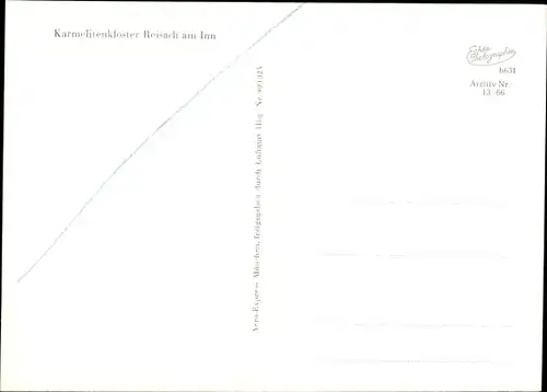 Ak Reisach Oberaudorf in Oberbayern, Karmelitenkloster, Luftbild