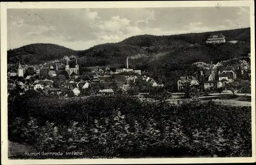 Ak Gernrode Quedlinburg im Harz, Panorama