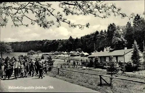 Ak Grünberg in Hessen, Walderholungsstätte