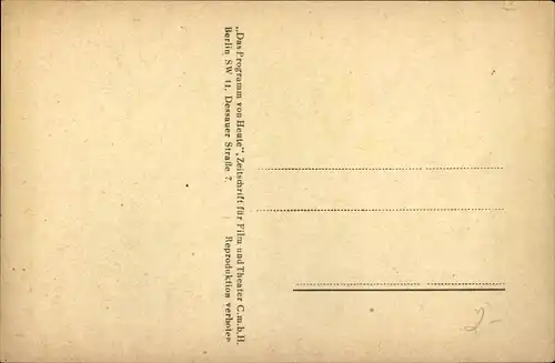 Ak Schauspielerin Traudl Stark, Matrosenkleid mit Hut, Portrait