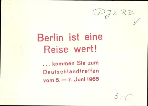 Ak QSL Karte, Funkerkarte, Berlin, Kurt Holzhüter, DL7EJ