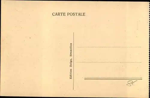 Ak La Panne Westflandern, Oeuvre Nationale de l'Enfance, Colonie de La Panne, Vue du jardin