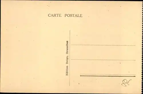 Ak La Panne Westflandern, Oeuvre Nationale de l'Enfance, Colonie de La Panne, Vue de derriere