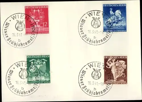 Ak Wien, Sonderstempel Wiener Frühjahrsmesse 1941