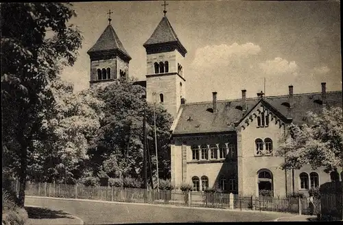 Ak Bad Klosterlausnitz in Thüringen, Schule, Kirche