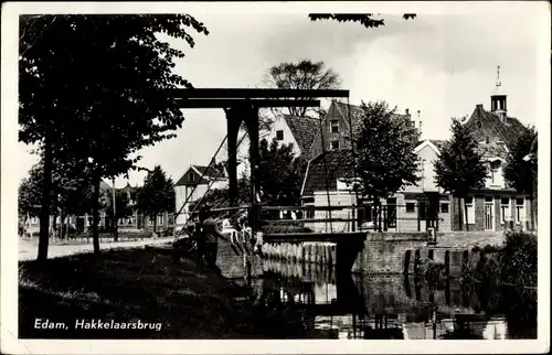 Ak Edam Volendam Nordholland, Hakkelaarsbrug