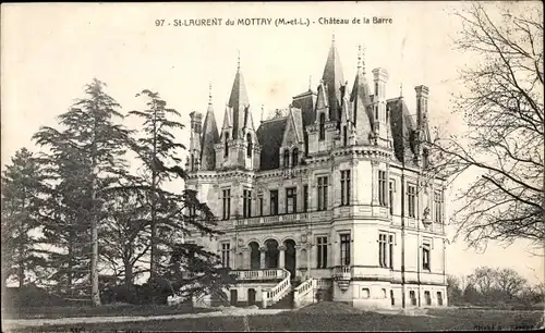 Ak Saint Laurent du Mottay Maine-et-Loire, Chateau de la Barre